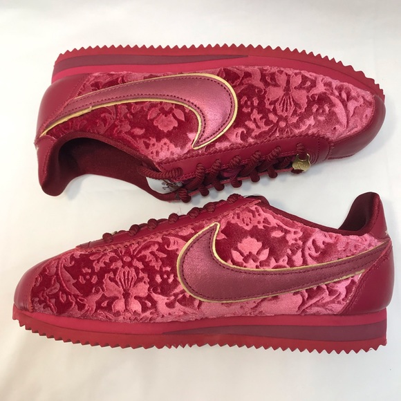 burgundy cortez shoes
